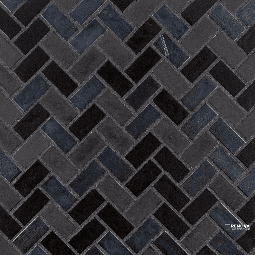 WAIMEA 5/8" HERRINGBONE MOSAIC 11" X 10.625" - SA990093 - SA990093