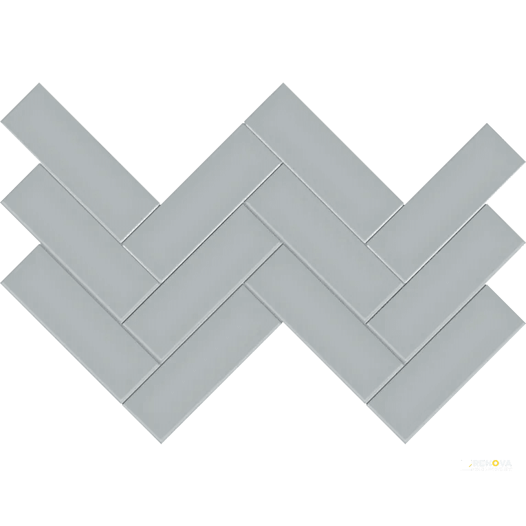 S-SERIES GLOSSY MESH HERRINGBONE MOSAIC 2" X 6"