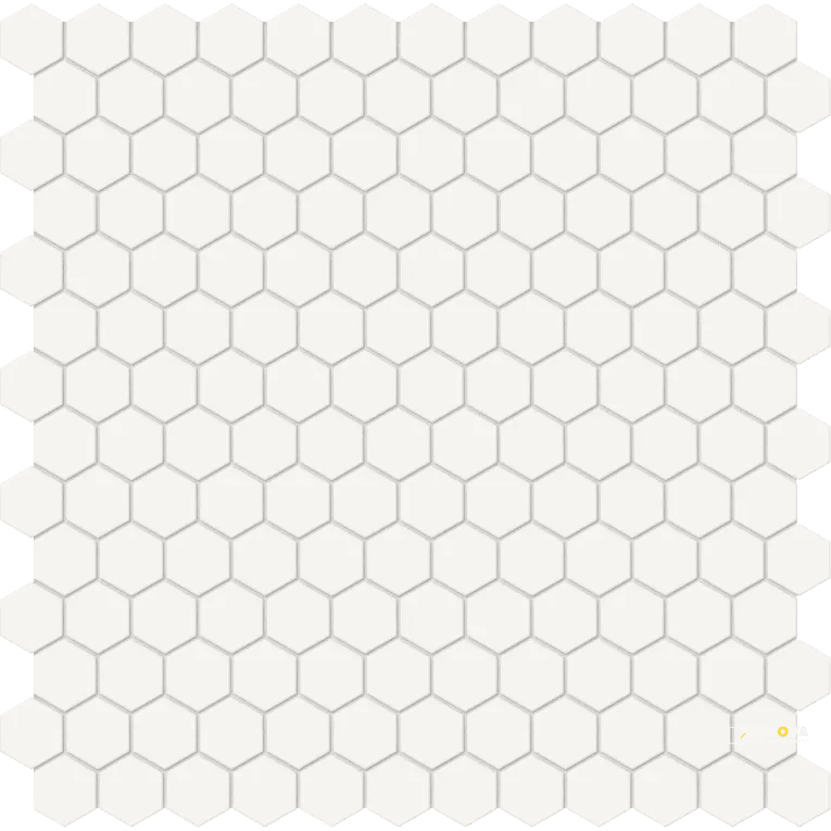 S-SERIES MATTE MESH HEXAGON MOSAIC GROUP 1 1" X 1"