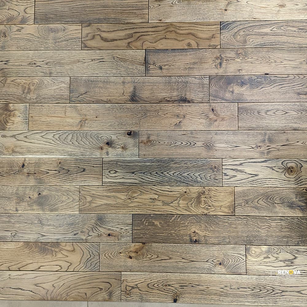 OAK WIRE BRUSHED GROUP 2 3-1/2" - SOLID - CRESTWOOD