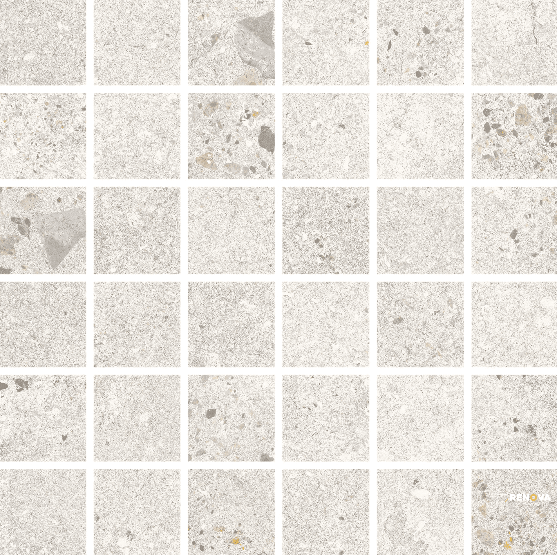 PORTOBELLO LAB WHITE 2X2 MOSAIC NATURAL 1 SF/SHT