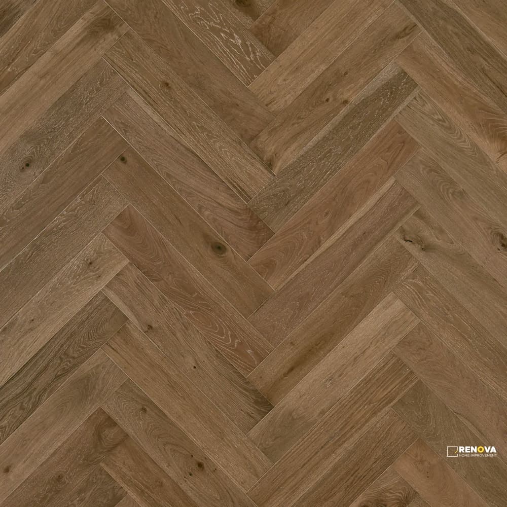 LATITUDE PARK CITY OAK HERRINGBONE 7-1/2" - ENGINEERED - MANNINGTON