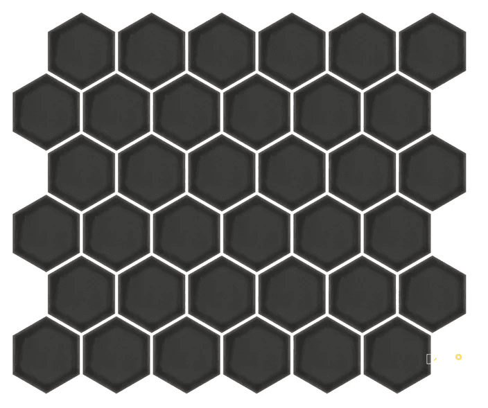 SAVVY GLOSSY 2 HEXAGON MOSAIC 11X12