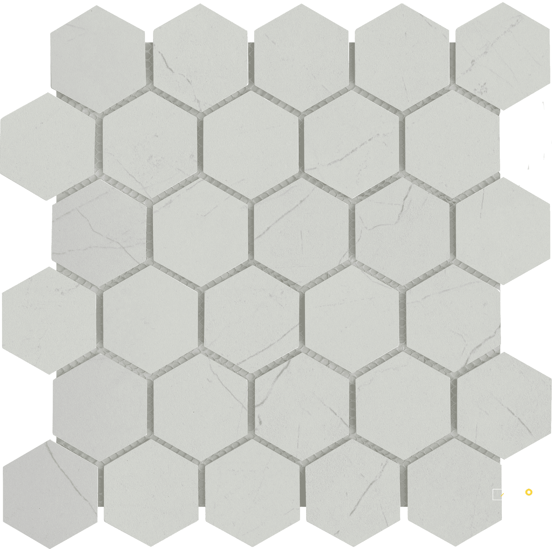 SOLARA MATTE 2IN HEXAGON MOSAIC 10X11 8.4MM