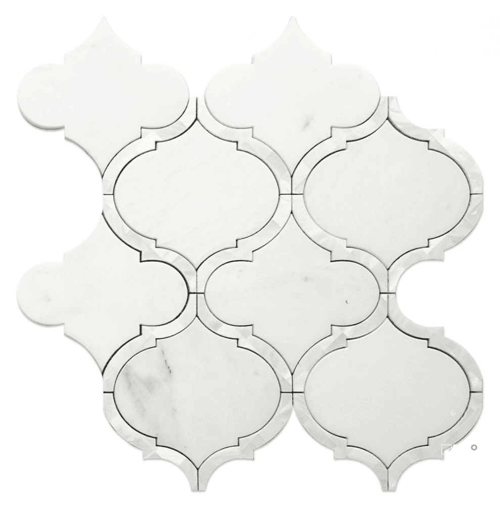 ALICE PEARL SNOW WHITE MOSAIC 11.5" X 12"