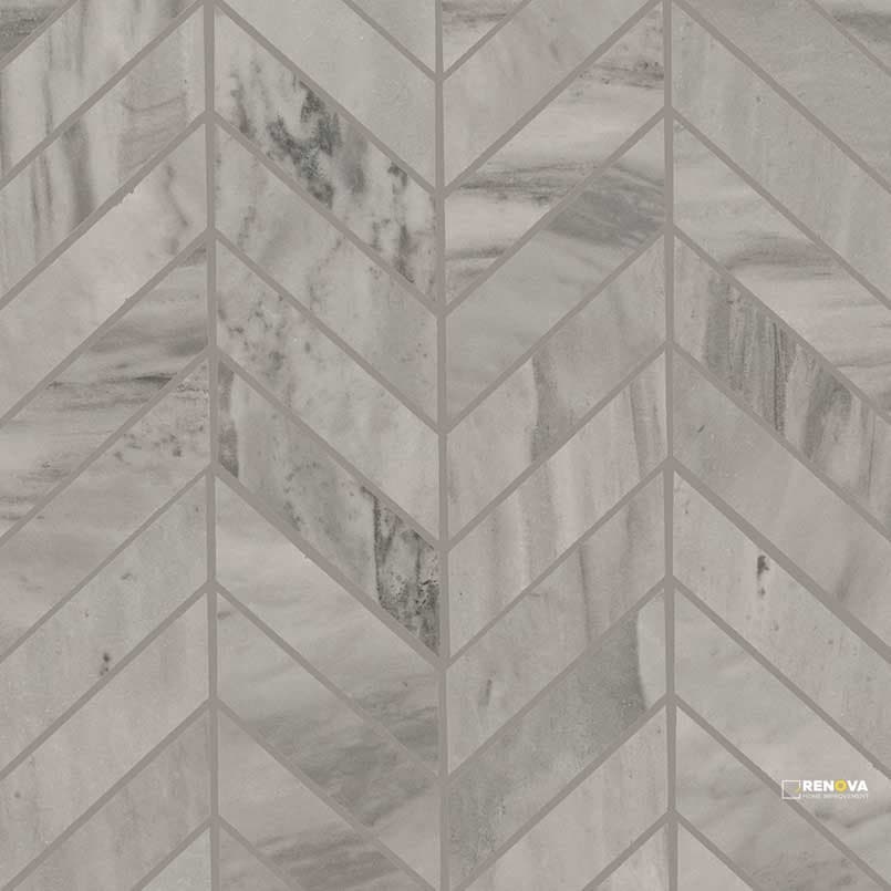 EDEN BARDIGLIO CHEVRON MOSAIC 12X15