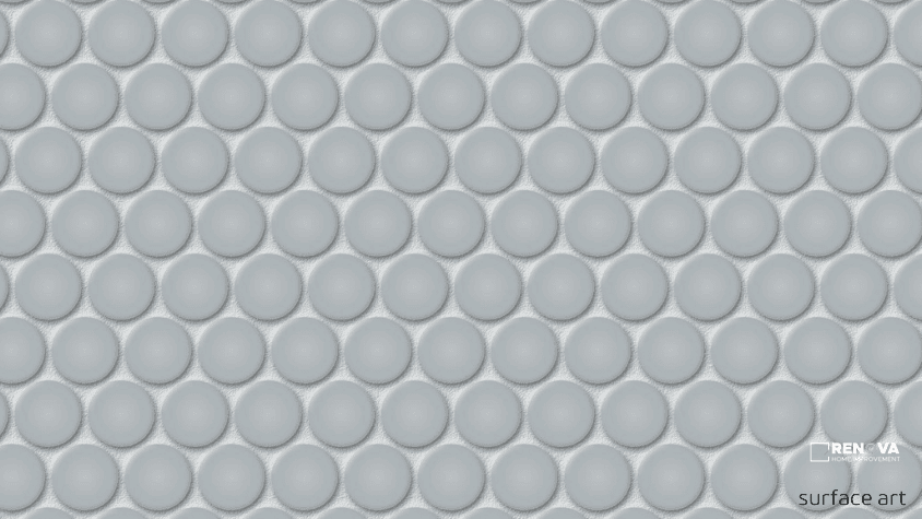 THOMPSON GLOSSY PENNY ROUND MOSAIC 3/4"