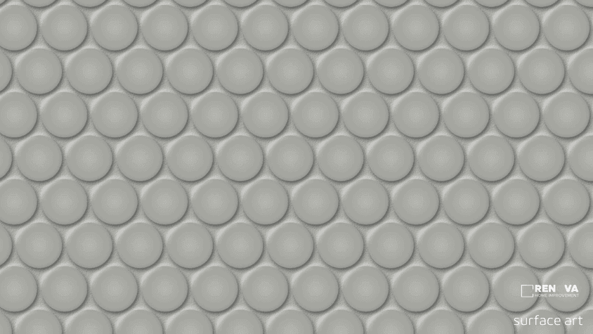 THOMPSON GLOSSY PENNY ROUND MOSAIC 3/4"