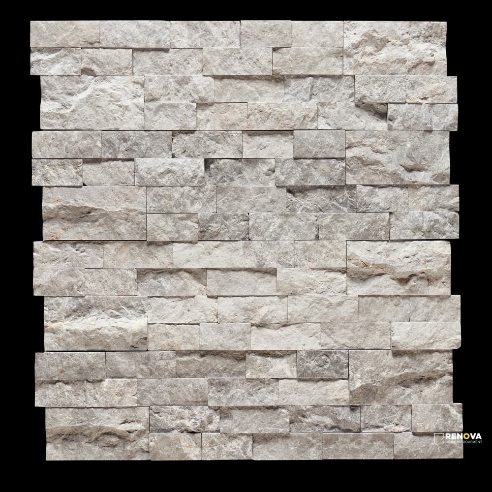 TERRA MARINE SPLIT FACE 3D STACKED STONE 5-7/8" X 24"