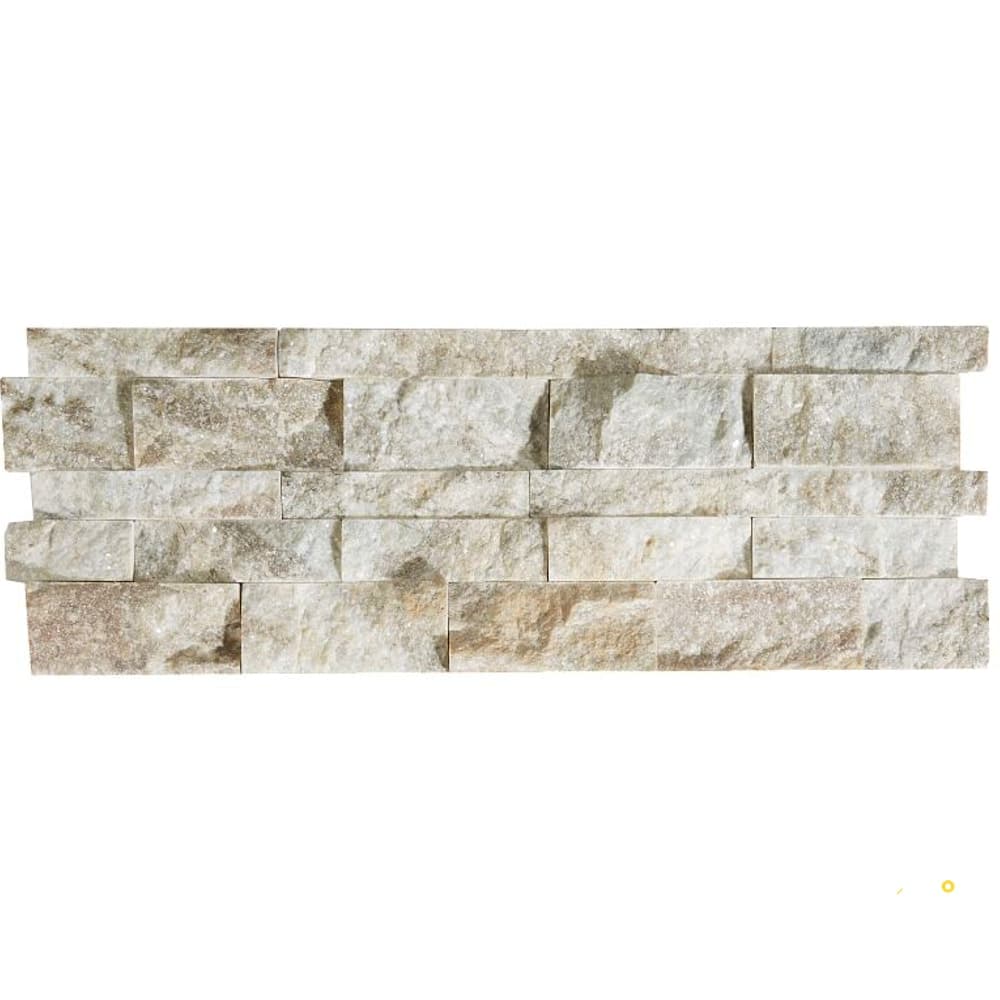 FANTASY BROWN SPLIT FACE 3D STACKED STONE 7-3/16" X 19-5/8"