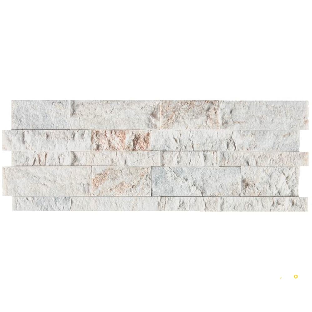 CALACATTA UMBER 3D SPLIT FACE MOSAIC 7-3/16" X 19-5/8"