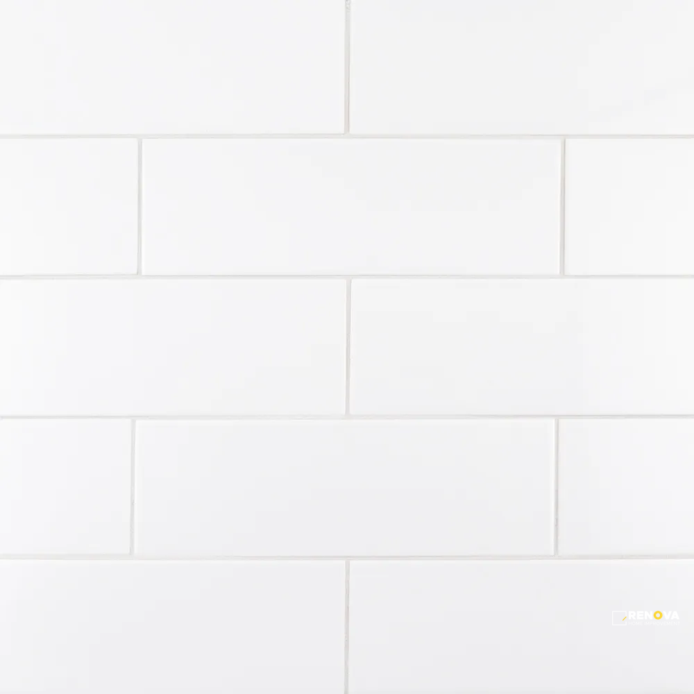 CHAPTER ES - ESSENTIALS WHITE GLOSS FIELD TILE 4" X 12"