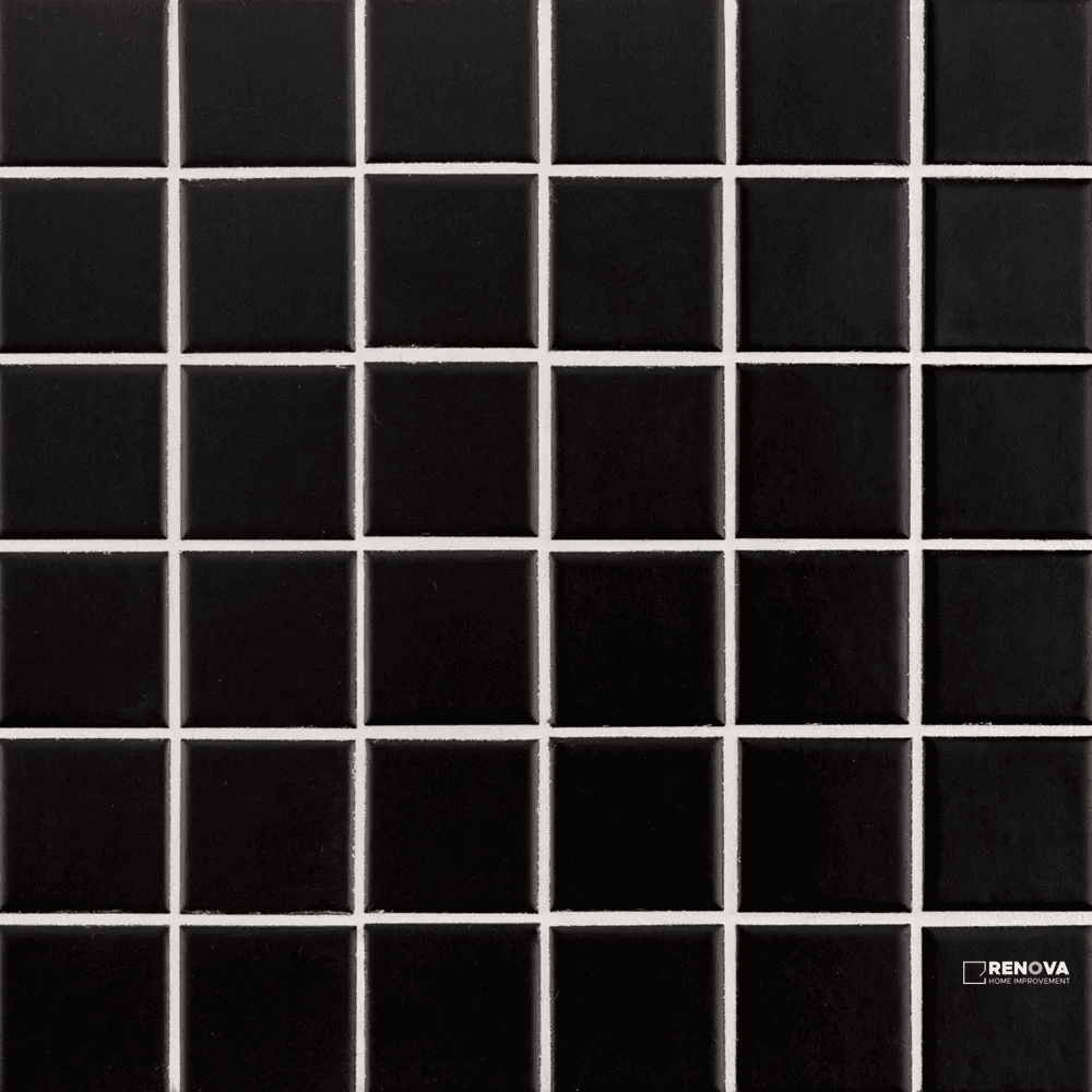 CHAPTER ES - ESSENTIALS BLACK MATTE SQUARE MOSAIC 2"