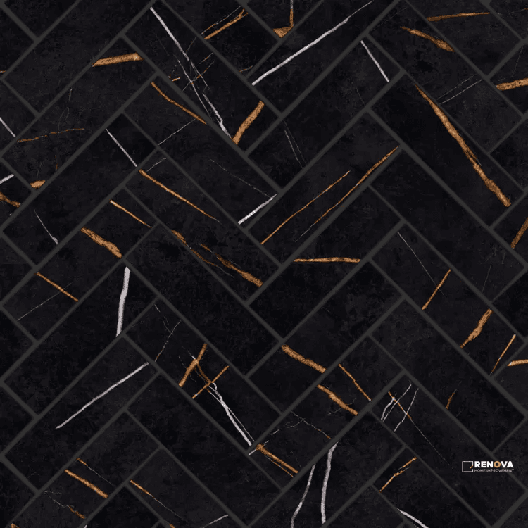 MAGNIFICA ERA LUXURY SATIN HERRINGBONE MOSAIC 1" X 4"