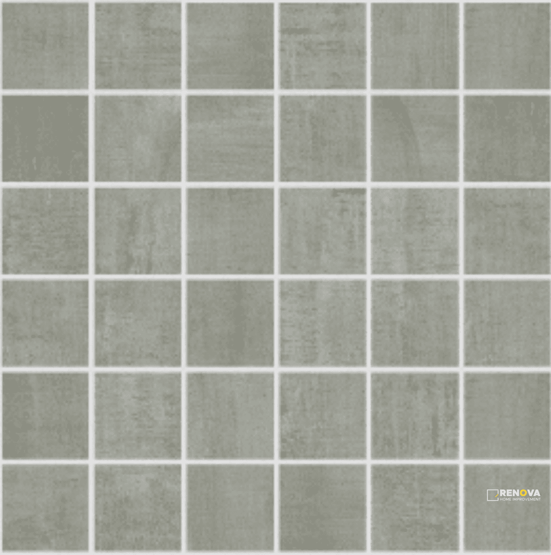 BRUSHED METALLIC LAPPATO MOSAIC 2X2 - 12X12