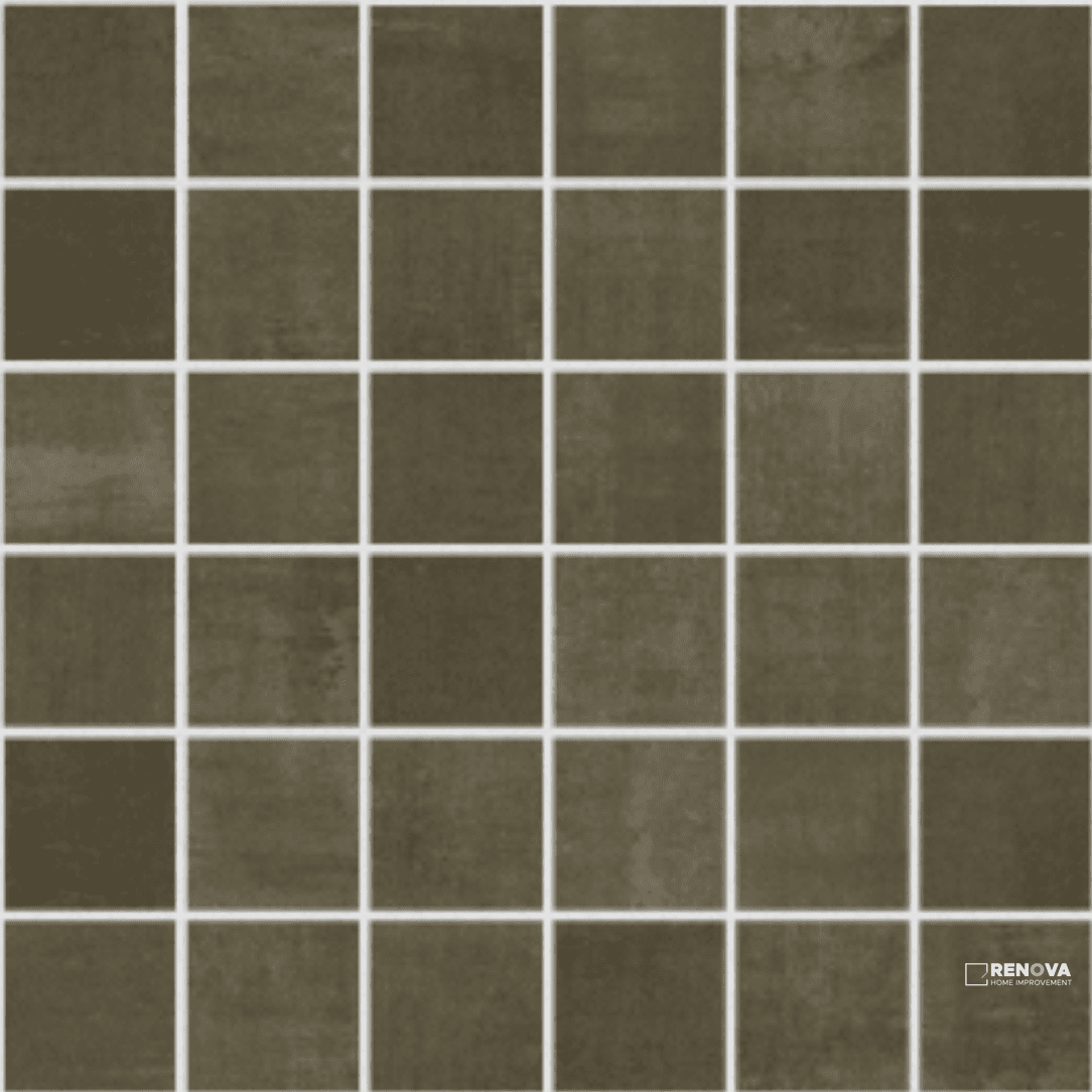 BRUSHED METALLIC LAPPATO MOSAIC 2X2 - 12X12