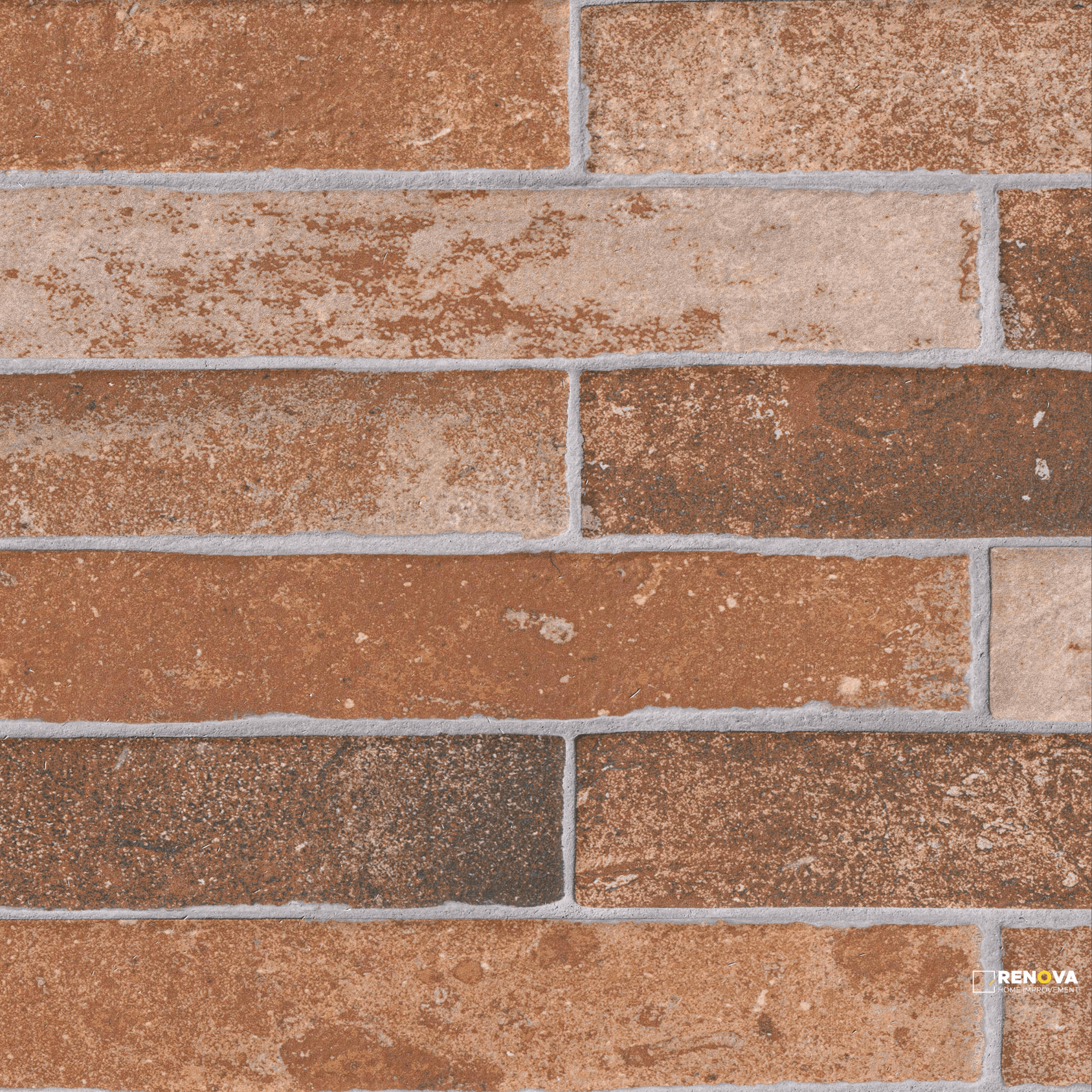 BRICKSTONE RED BRICK 2X18 MATTE ( 8 SF PER BOX )