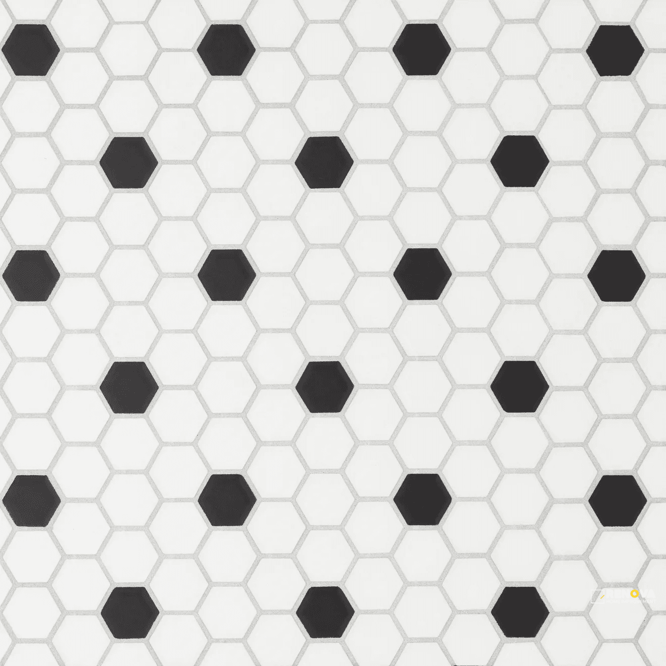 LE CAFE MATTE MOSAIC DECO DESIGN 3 - 1" X 1"