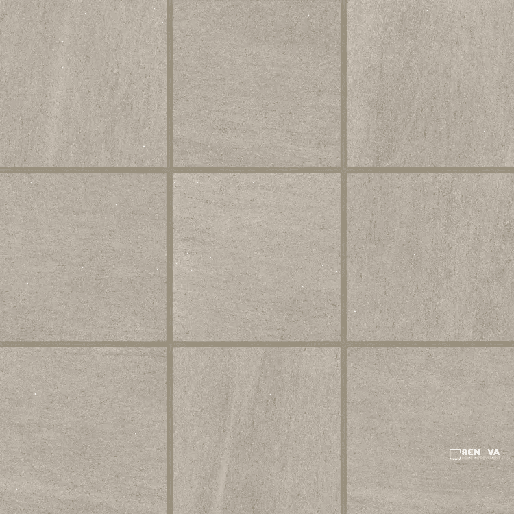 MAGNIFICA ERA BASALT SAND HONED MOSAIC 4" X 4"