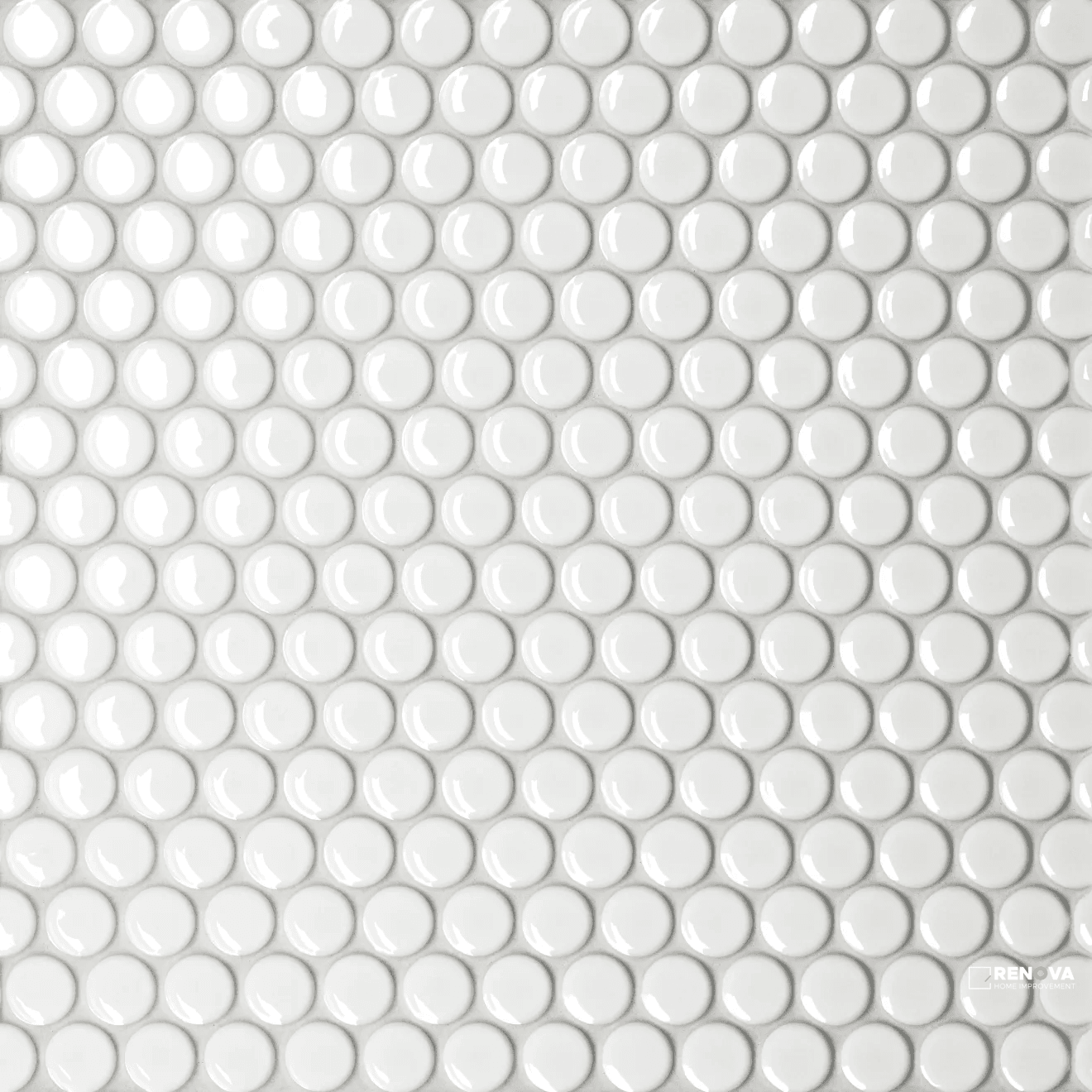 LE CAFE GLOSS PENNY ROUND MOSAIC 3/4"
