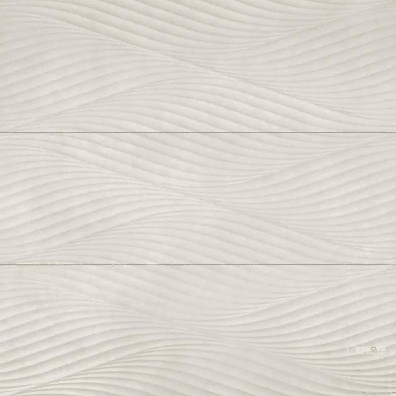 DONNA MATTE WAVE DECO FIELD TILE 13" X 40"