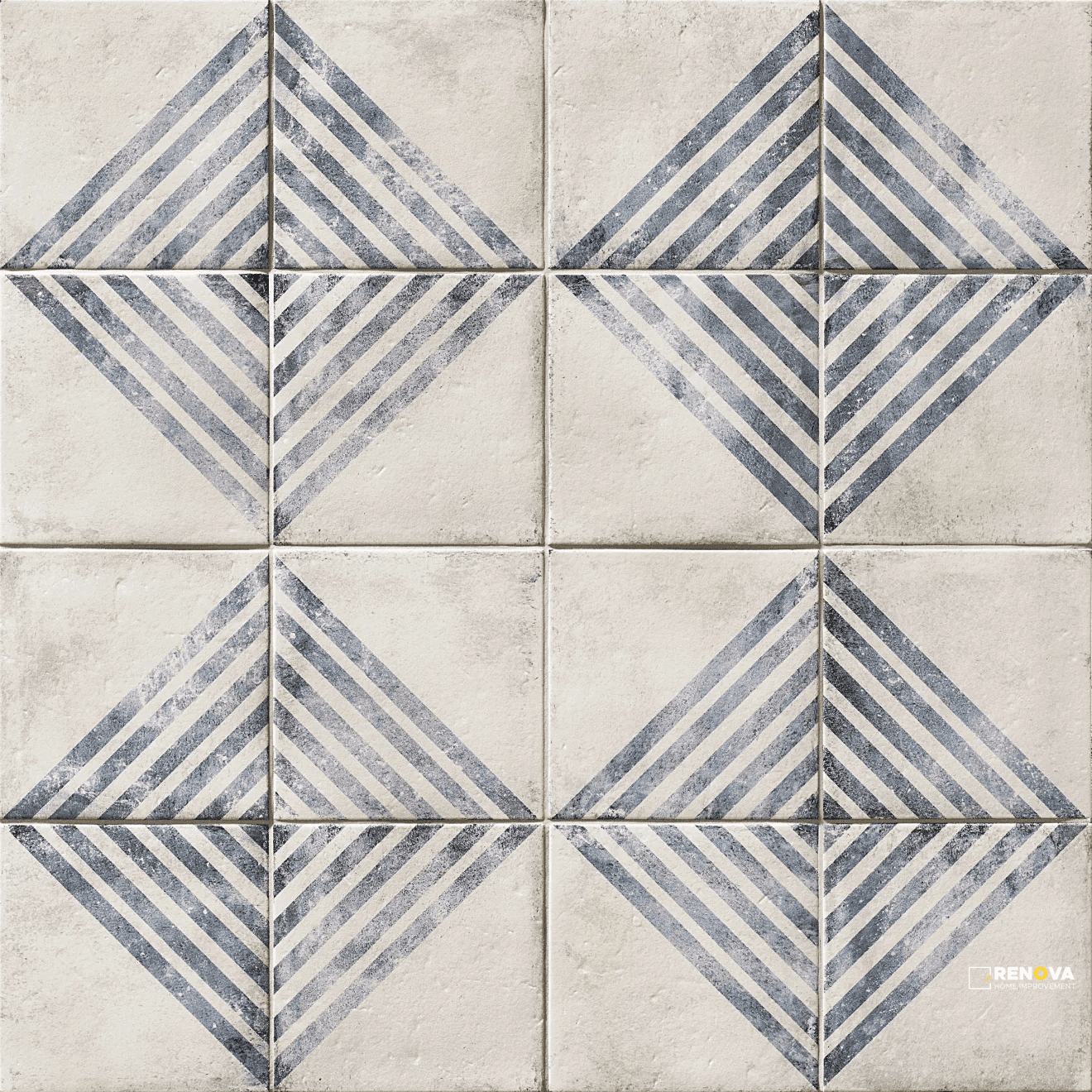VIVACE MATTE PRESSED ROADS ATLANTIC DECO 9" X 9"