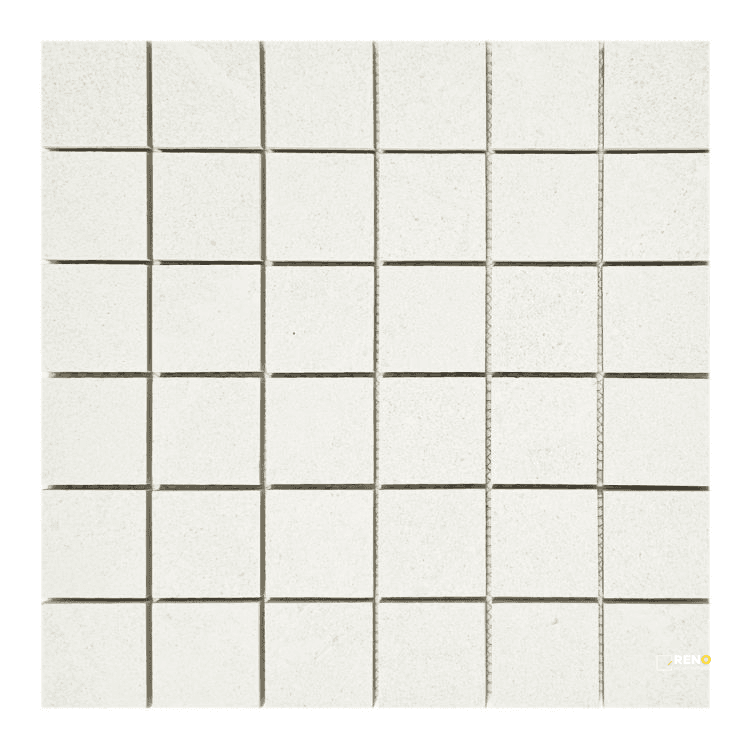 TUNE SNOW SQUARE MOSAIC 12" X 12"
