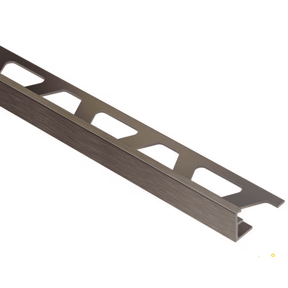 KERDI SCHLUTER SCHIENE A100ABGB ANTIQUE BRONZE "L" SHAPED EDGE TRIM 3/8" - ARIA100ABGB