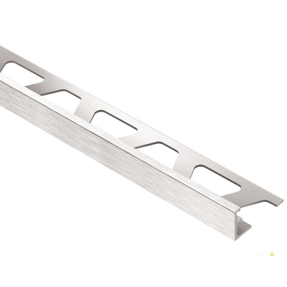 KERDI SCHLUTER SCHIENE A100ACGB BRUSHED CHROME "L" SHAPED EDGE TRIM 3/8" - ARIA100ACGB