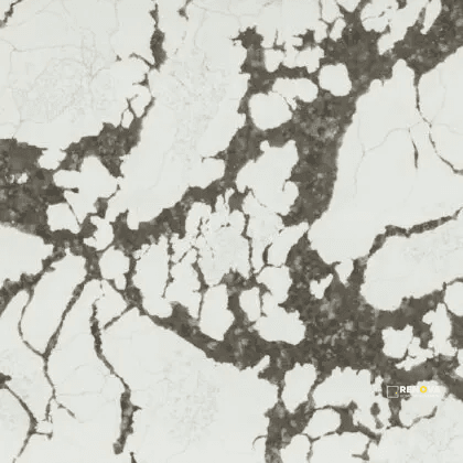 PentalQuartz Chiara Cascade Countertop Slab