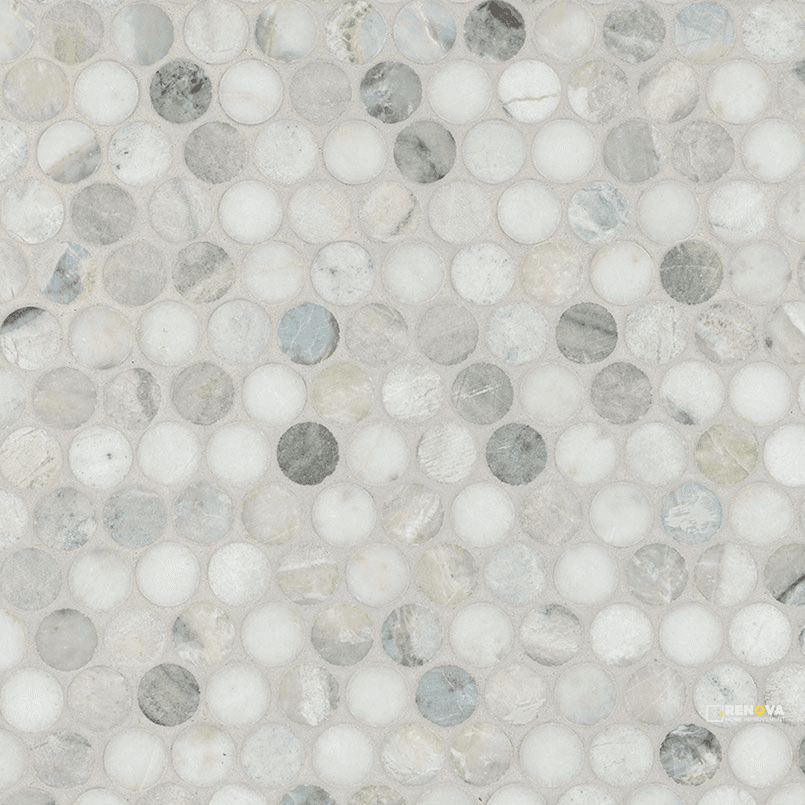 CLOUDLAND ROUND PATTERN POLISHED MOSAIC