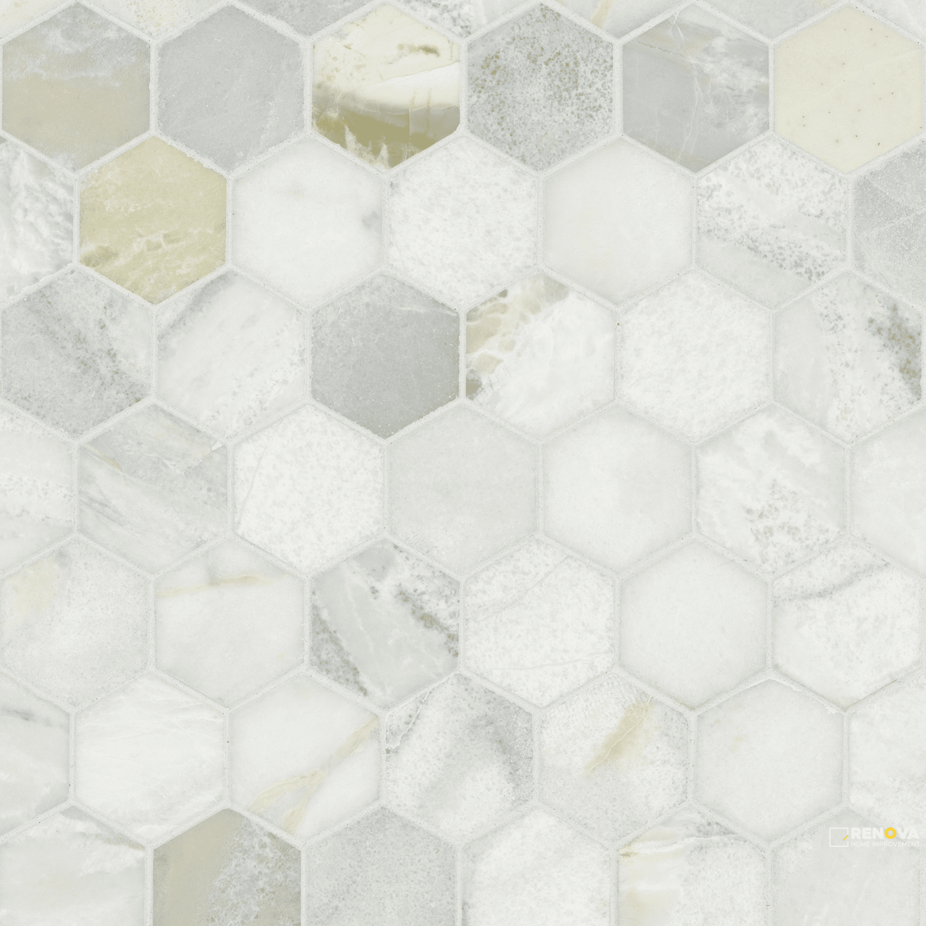 CLOUDLAND 2" HEXAGON POLISHED MOSAIC - SMOT-CLOUDL-2HEXP