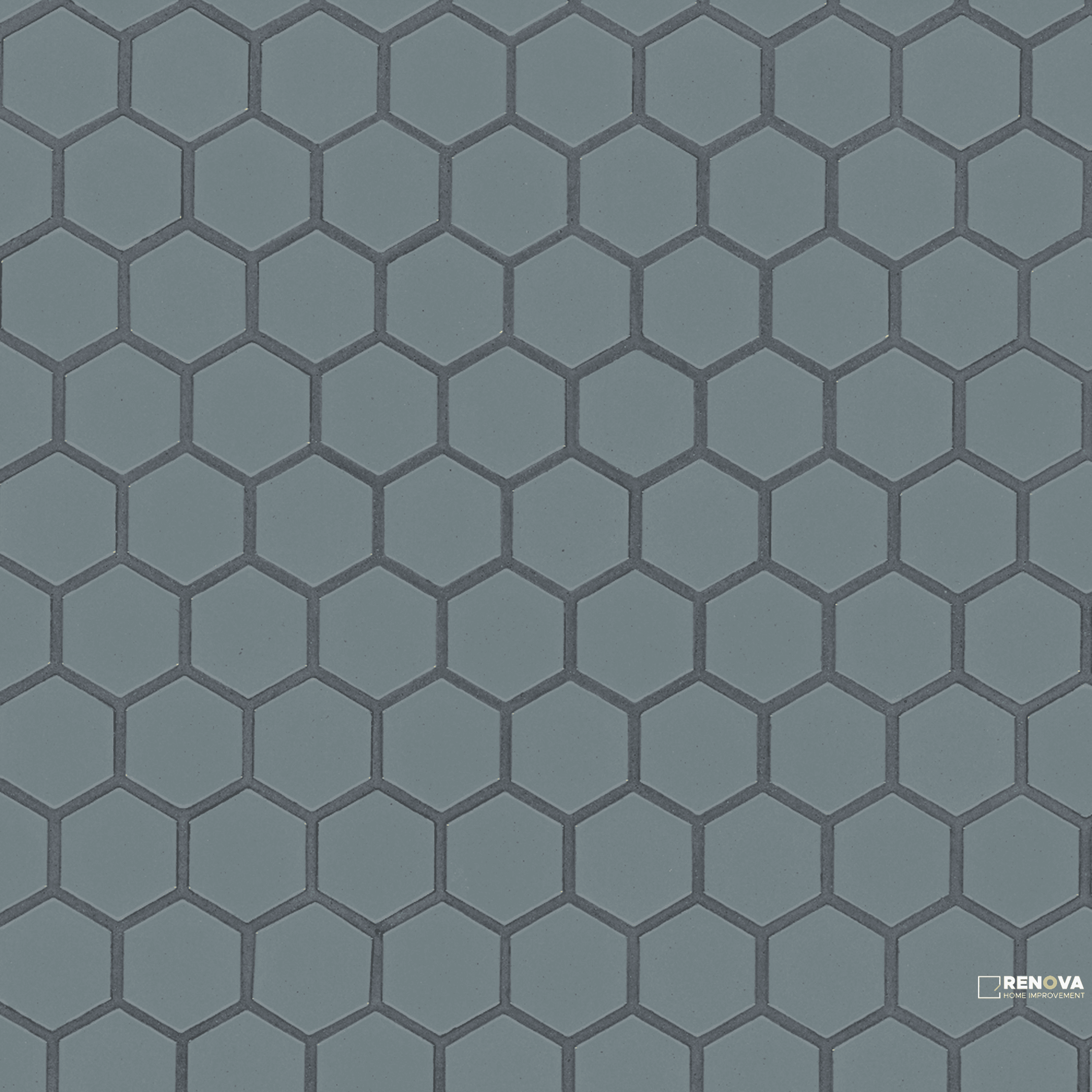 CIELO AZUL HEXAGON GLOSSY 6MM MOSAIC