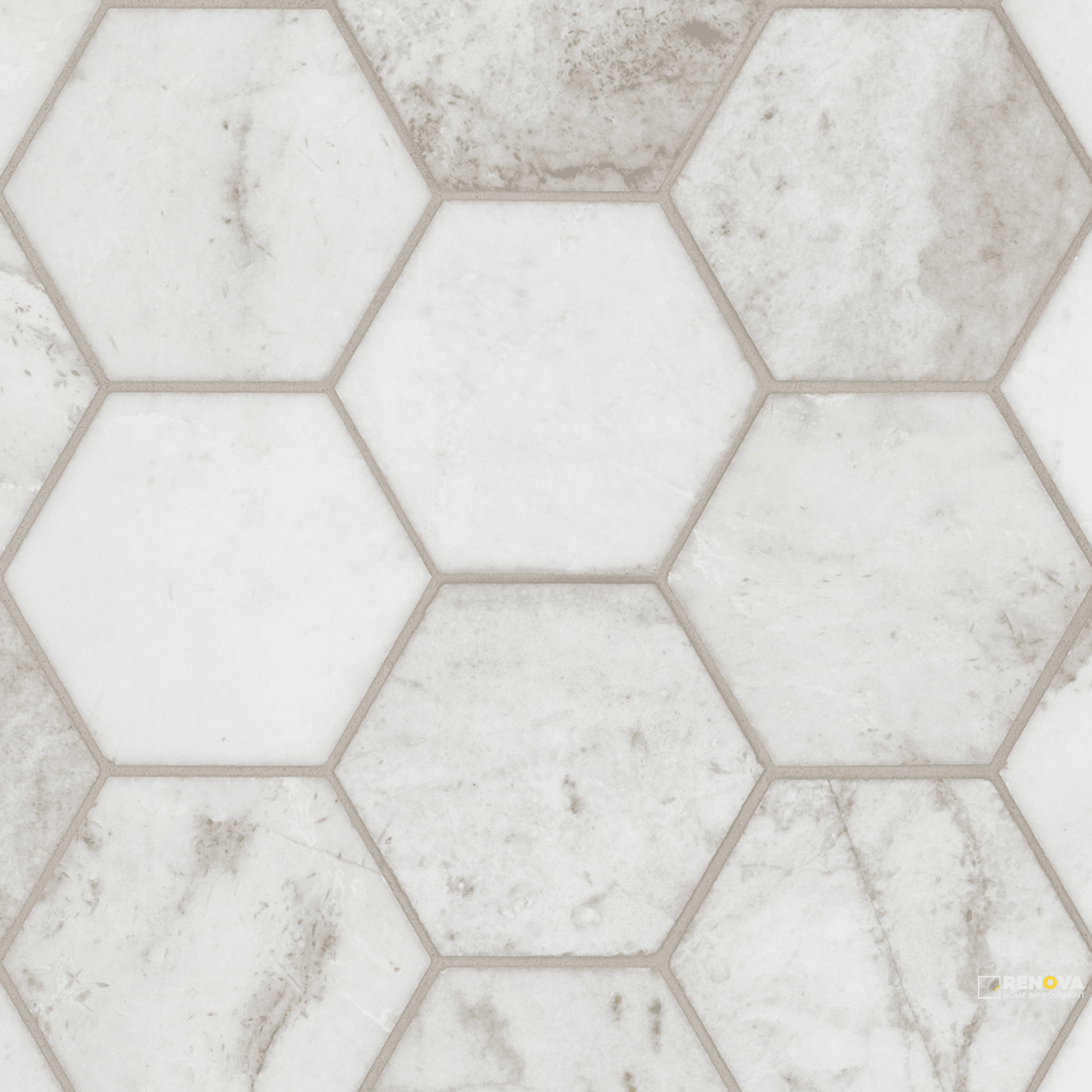 ARABESCATO VENATO WHITE 5" HEXAGON HONED MOSAIC - SMOT-ARAVEN-5HEXH