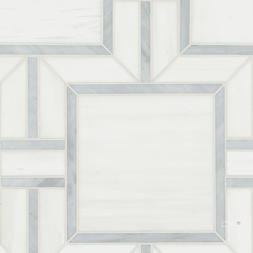 BIANCO DOLOMITE ALANA POLISHED MOSAIC
