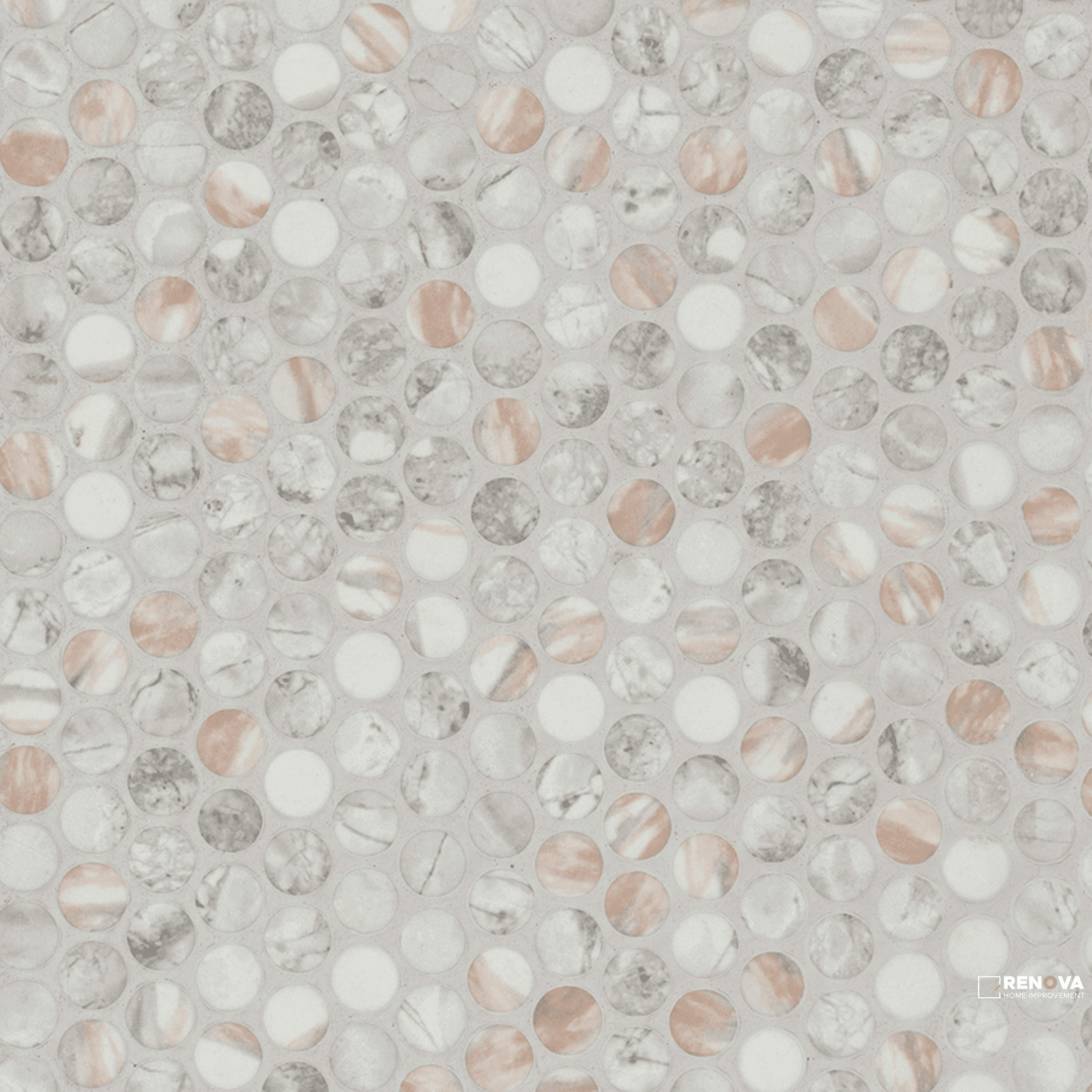BRIAR ROSA PENNYROUND 6MM MOSAIC