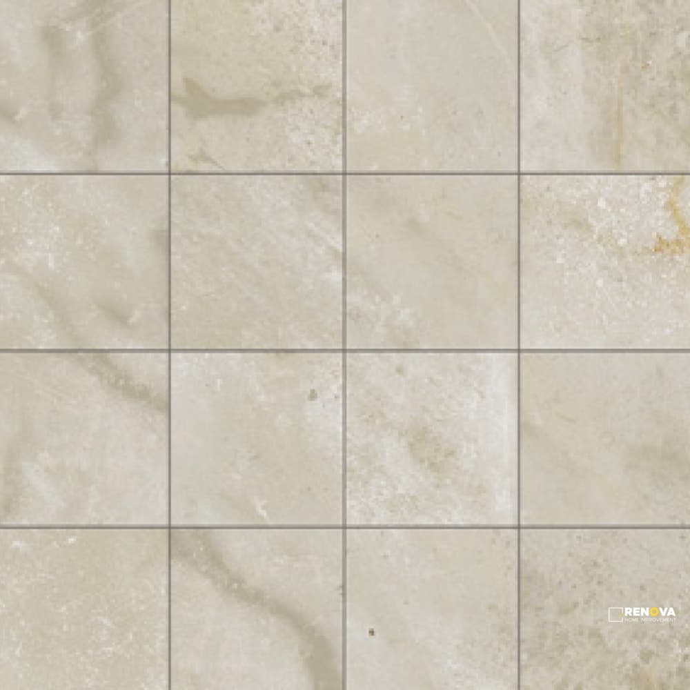 AUREA GREIGE DI TREVI MOSAIC 3" X 3"