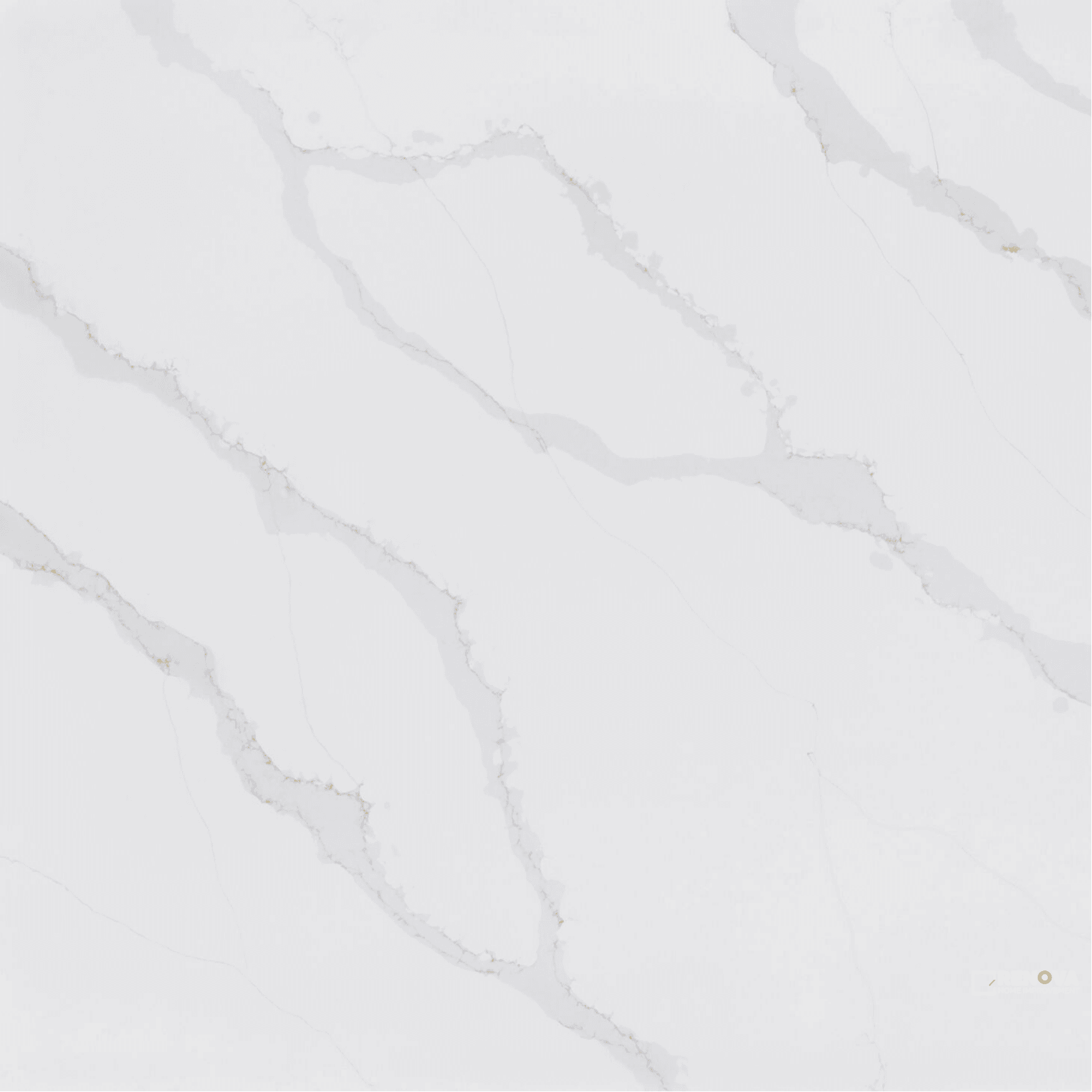 Stratus Quartz Calacatta Pantheon Book-Matched Super Jumbo Countertop Slab