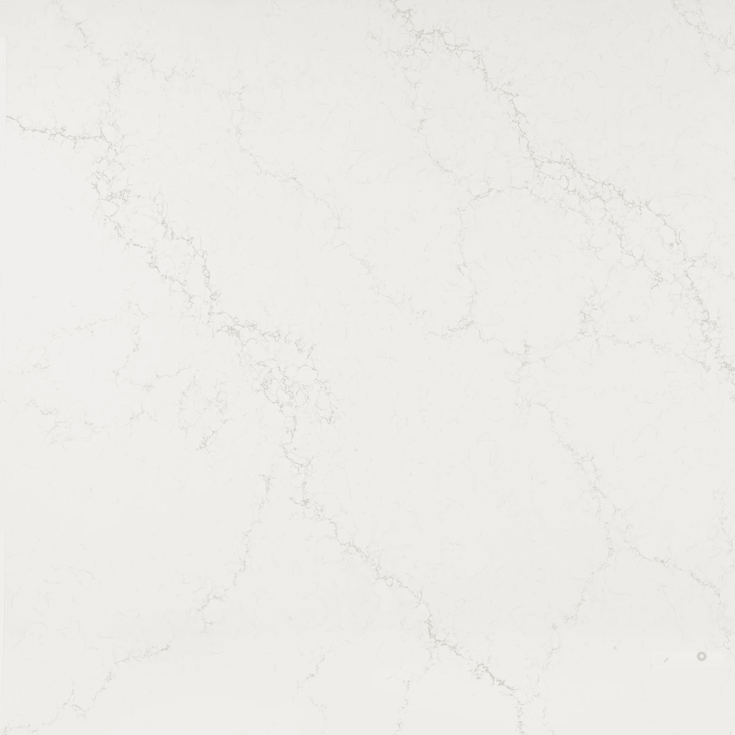 Della Terra Quartz Altais White Countertop Slab