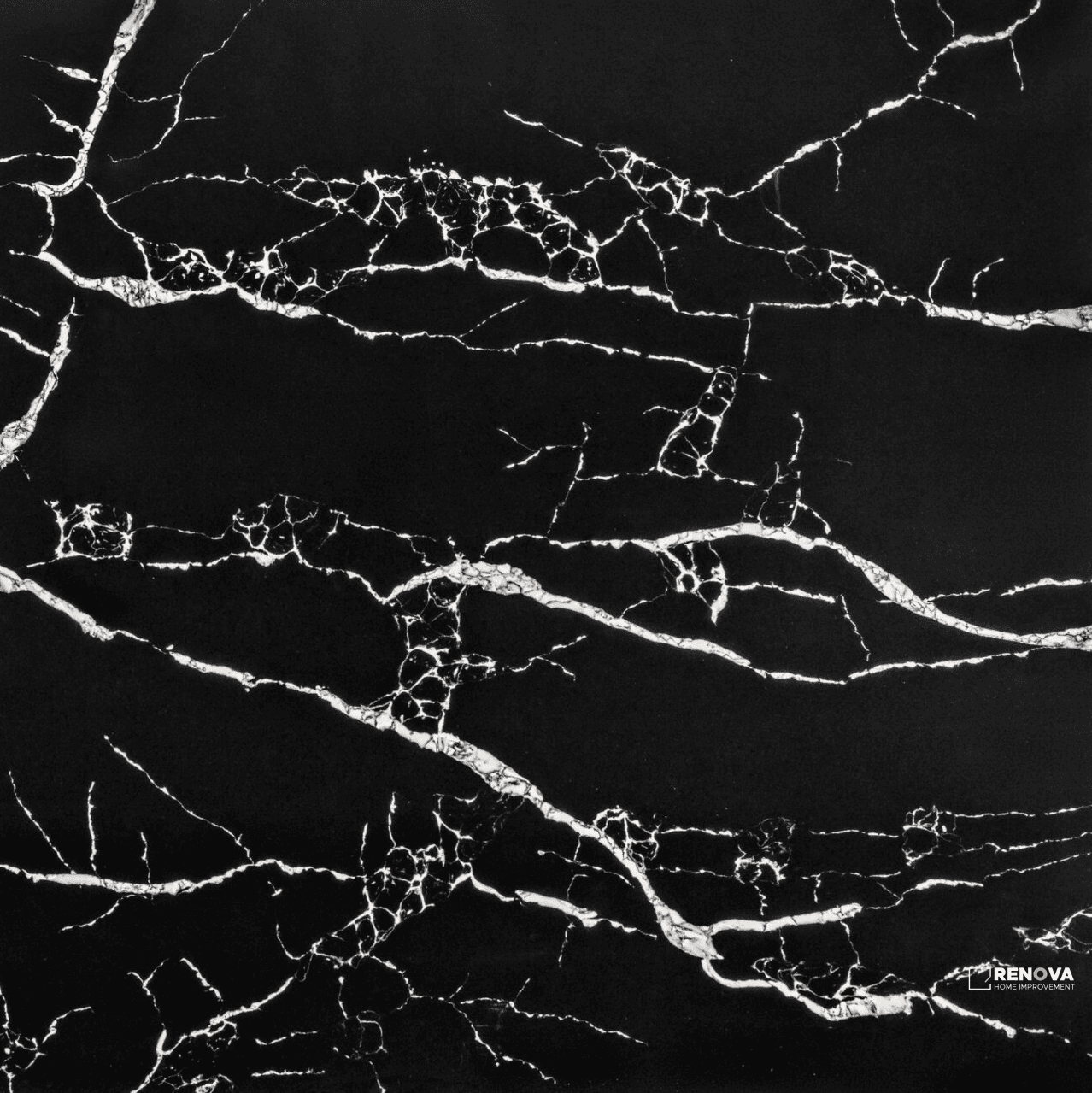 Stratus Quartz Nero Marquina Book-Matched Countertop Slab