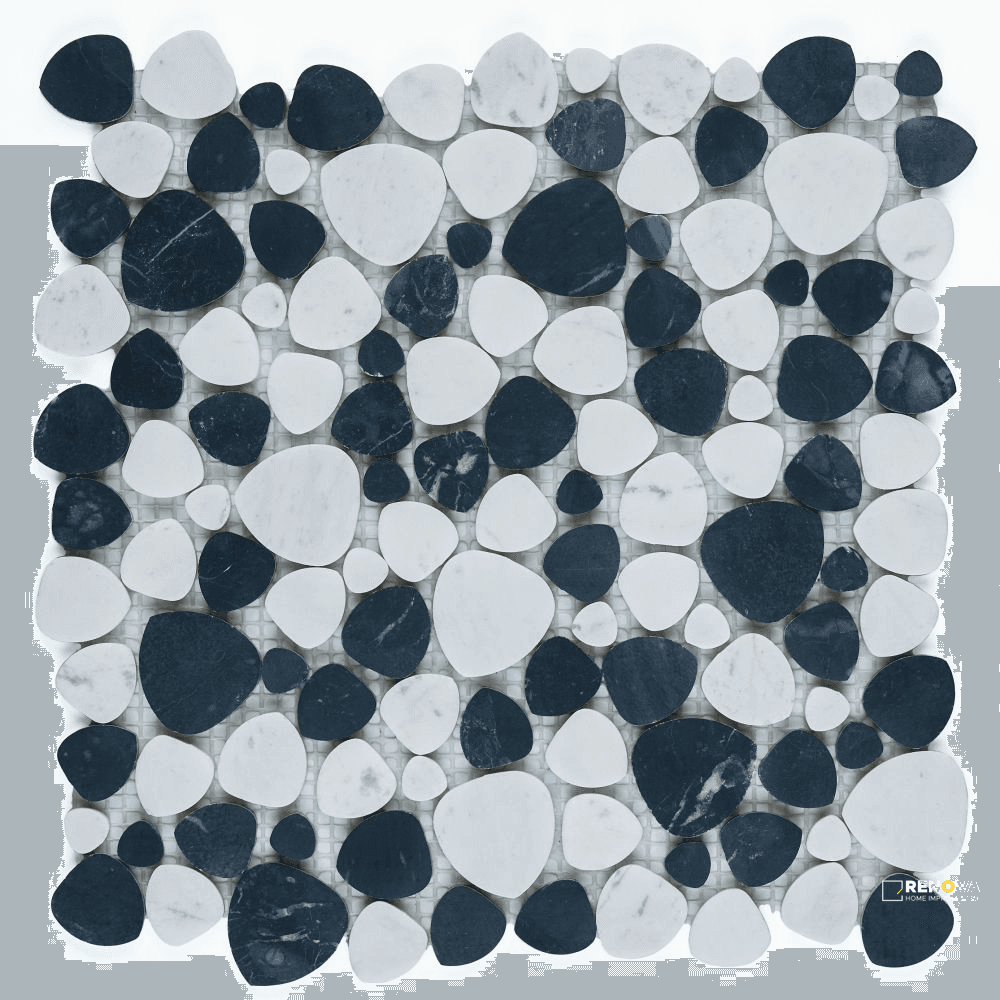 APHRODITE PANDA HONED MOSAIC 12" X 12"