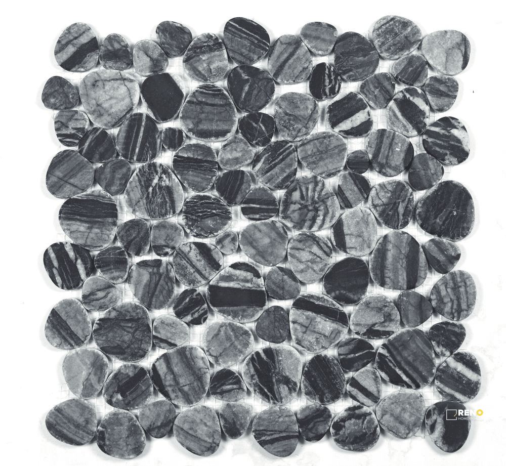 APHRODITE DARK GRAIN MOSAIC 12" X 12"
