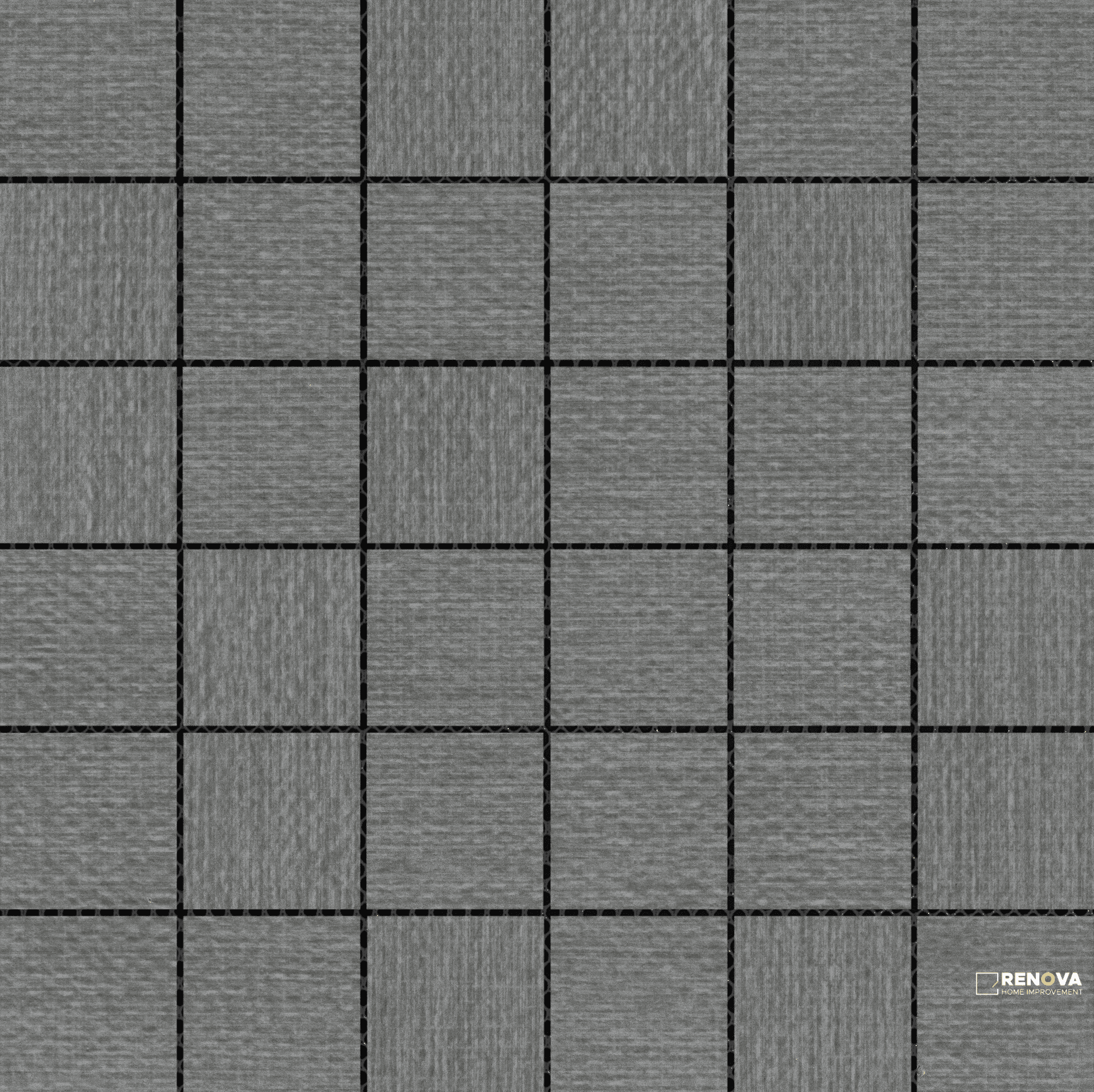 JUTE MATTE MOSAIC 2X2 ON 12X12