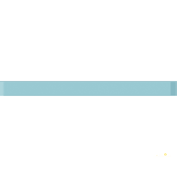 CROSSVILLE GLASS BLOX CLEAR SKY 1/2X6 LINER BAR