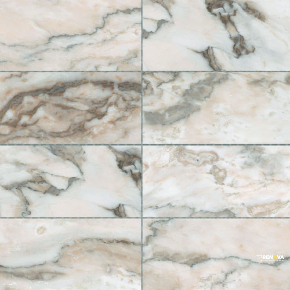 LENZA FIORE HONED 3X6 STACKED MOSAIC 12X12