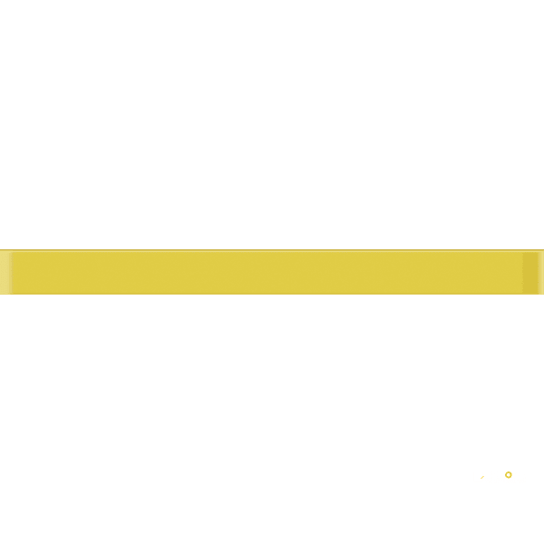 CROSSVILLE GLASS BLOX SUNSHINE 1/2X6 LINER BAR