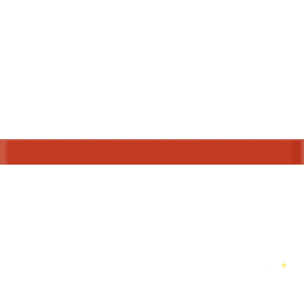 CROSSVILLE GLASS BLOX FLAME 1/2X6 LINER BAR