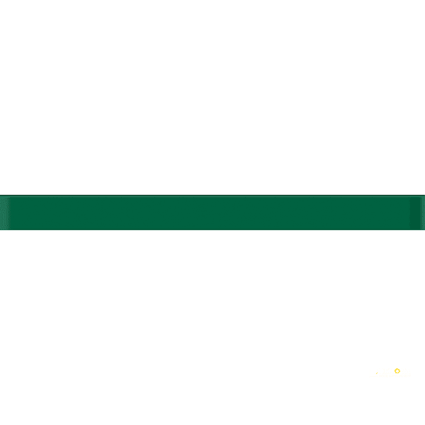 CROSSVILLE GLASS BLOX GLISTEN GREEN 1/2X6 LINER BAR