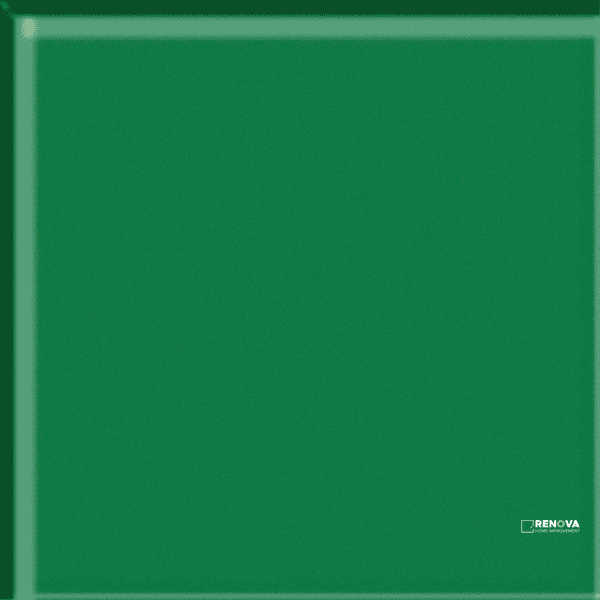 CROSSVILLE GLASS BLOX GREEN GLOW 4X4 DOT