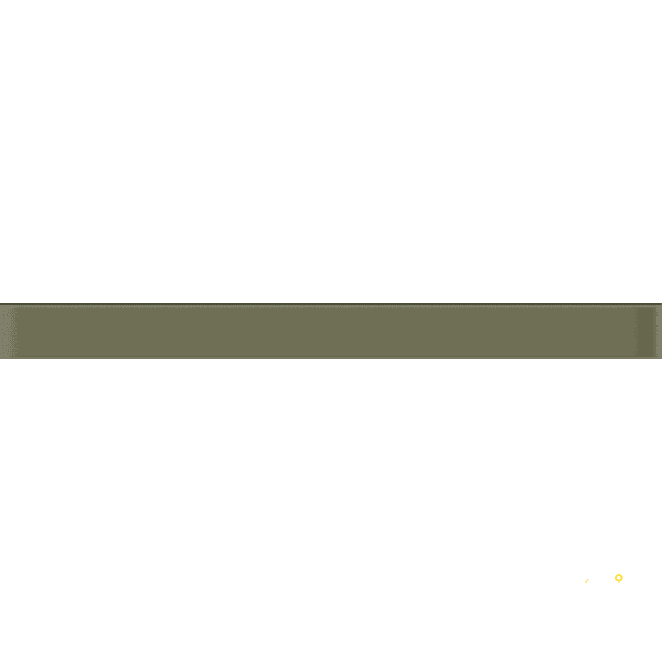 CROSSVILLE GLASS BLOX OLIVE MIST 1/2X6 LINER BAR